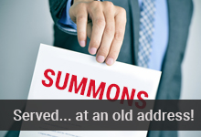 Tell All Your Creditors When You Change Address! The Case of the Summons Served on a Complex Security Guard